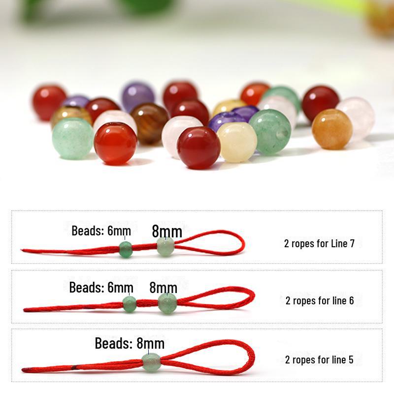Cuentas de Ágata Roja Natural: Cuentas de Agujero Grande para Pulseras DIY, Collares y Accesorios de Joyería
