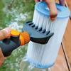 1pc Instantly Removes Debris Dirt Heavy Duty Durable High-Performance Cartridge Cleaner for Spa Swimming Pool Filters-Essential