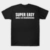 Men Black Print T-shirt Super Easy (White Text) No-Cut Transfer Paper Print Cotton Tshirt
