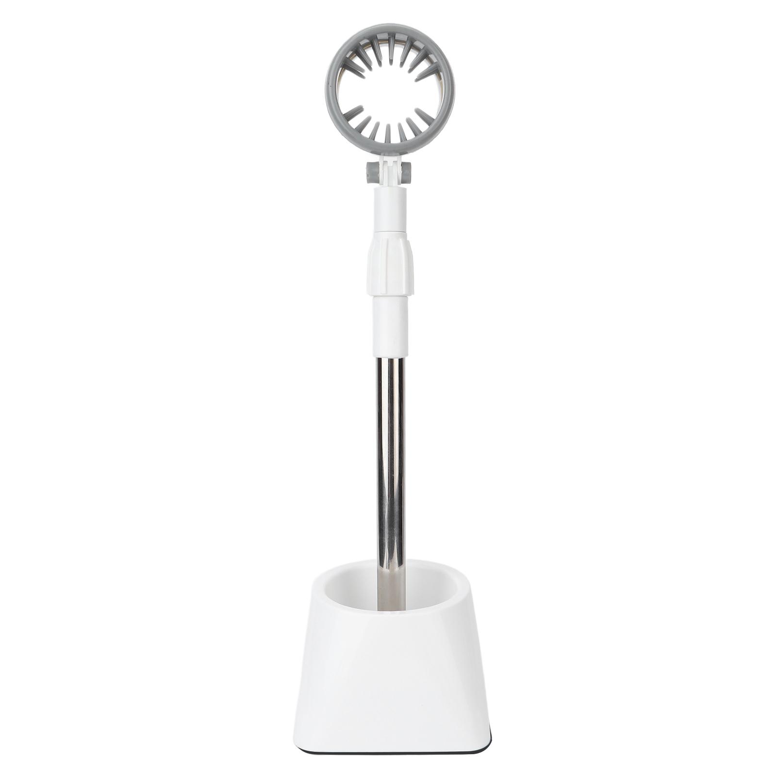 

Регулируемая высота держателя фена для волос подставка ленивый держатель для фена из нержавеющей стали для ванны White