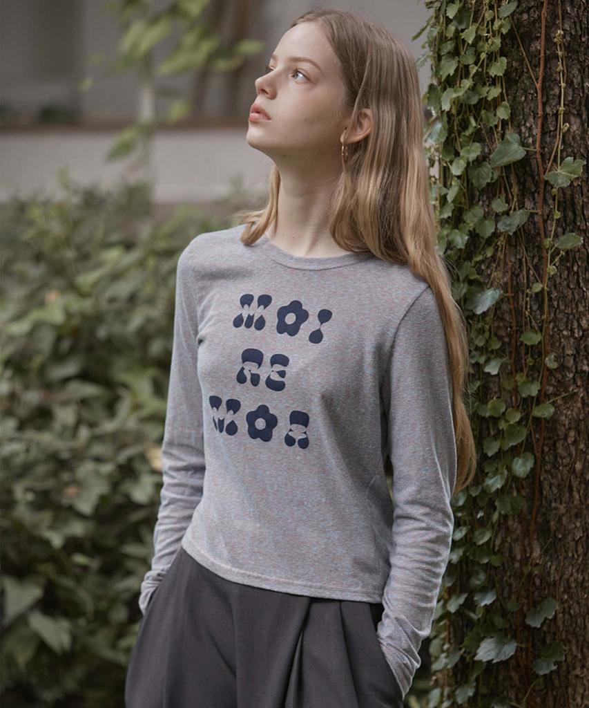 Mualeumoa Flower Slab Tee-Blue