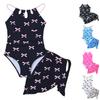 Girls Two Piece Swimsuit Set with Ruffle Skirt and Adjustable Straps Lightweight Fabric Suitable for Beach Pool Swimwear