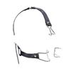 Metal Nose and Mouth Hook Gag for Women - Adjustable Erotic Facial Restraint