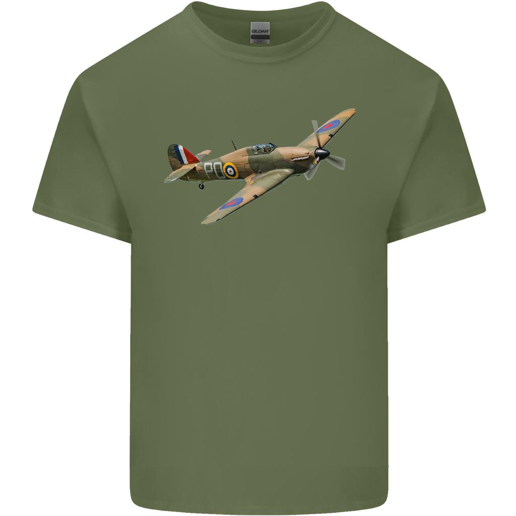 A Hawker Hurricane Flying Solo Unisexs Light Cotton TShirt