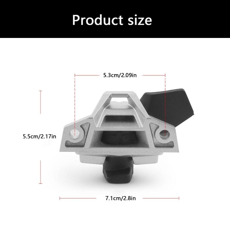 Quick Release Mounting For Snowmobile Ski Rack Works With Storage System