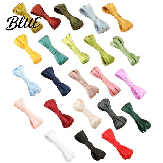Durable Fabric Trim Satin Bias Binding Tape 10mm Wide Hemming Strip Edge Finish Sewing And Quilting Finishing Ribbon for Clothing Handicrafts