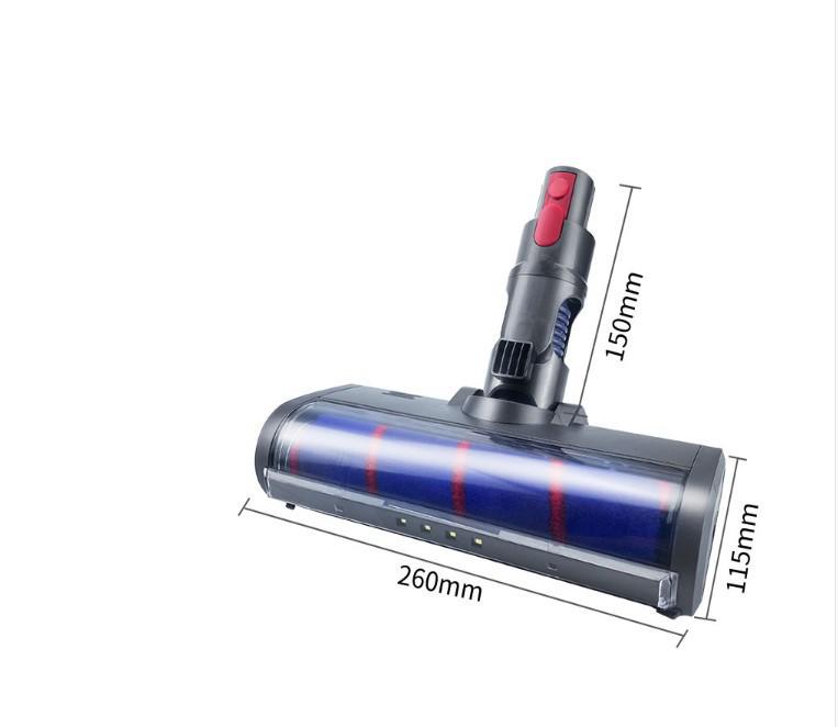 Compatible Dyson Vacuum Floor Brush Head for V6, V8, V10 - Electric Suction for Carpet and Hard Floors.