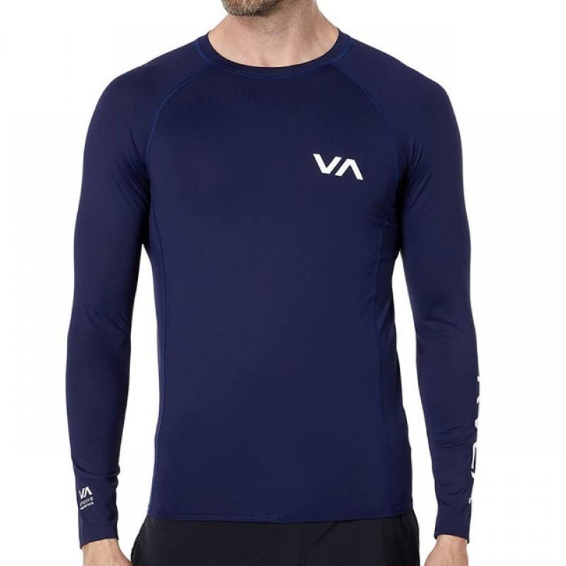 RVCA Muta Uomo Sport Outdoor Protezione Solare Surf Top Nuoto Manica Lunga Manica Corta Asciugatura Rapida Medusa