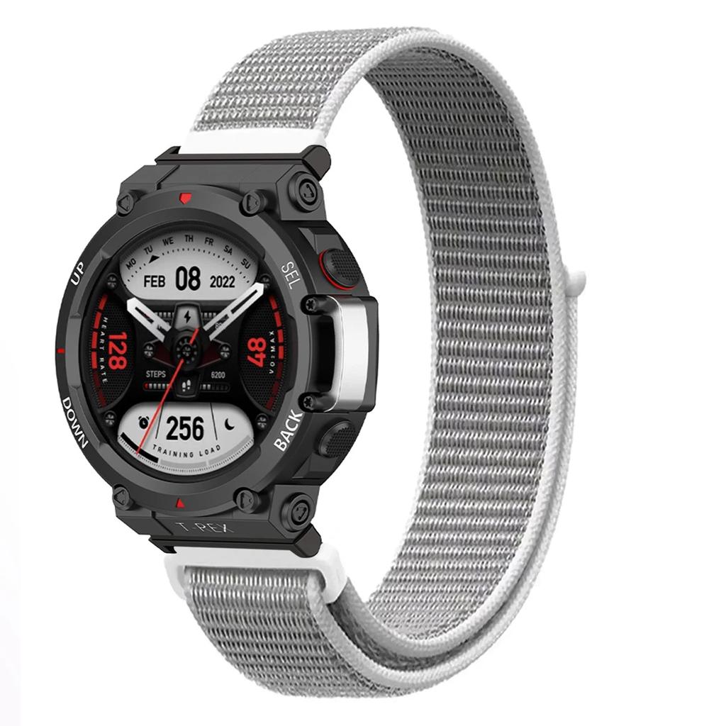 Nylon Loop Strap For Huami Amazfit T-REX 3/2 Smart Watch Band Women Men Bracelet For Amazfit T-Rex/T-Rex Pro Wristband Correa