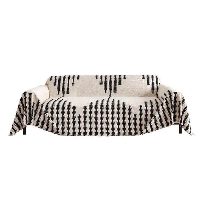 2024 Retro Plush Non-Slip Sofa Slipcover - Autumn/Winter Collection