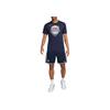 Nike Logo Round Neck Pullover Short Sleeve T-Shirt Men T-Shirts Obsidian FQ3634-451
