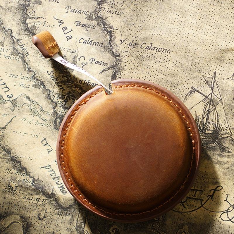 Upgraded Sewing Tape Measure Body Cloth Tailor Craft Dieting Measuring Tape 120cm Retractable Ruler CrazyHorseLeather