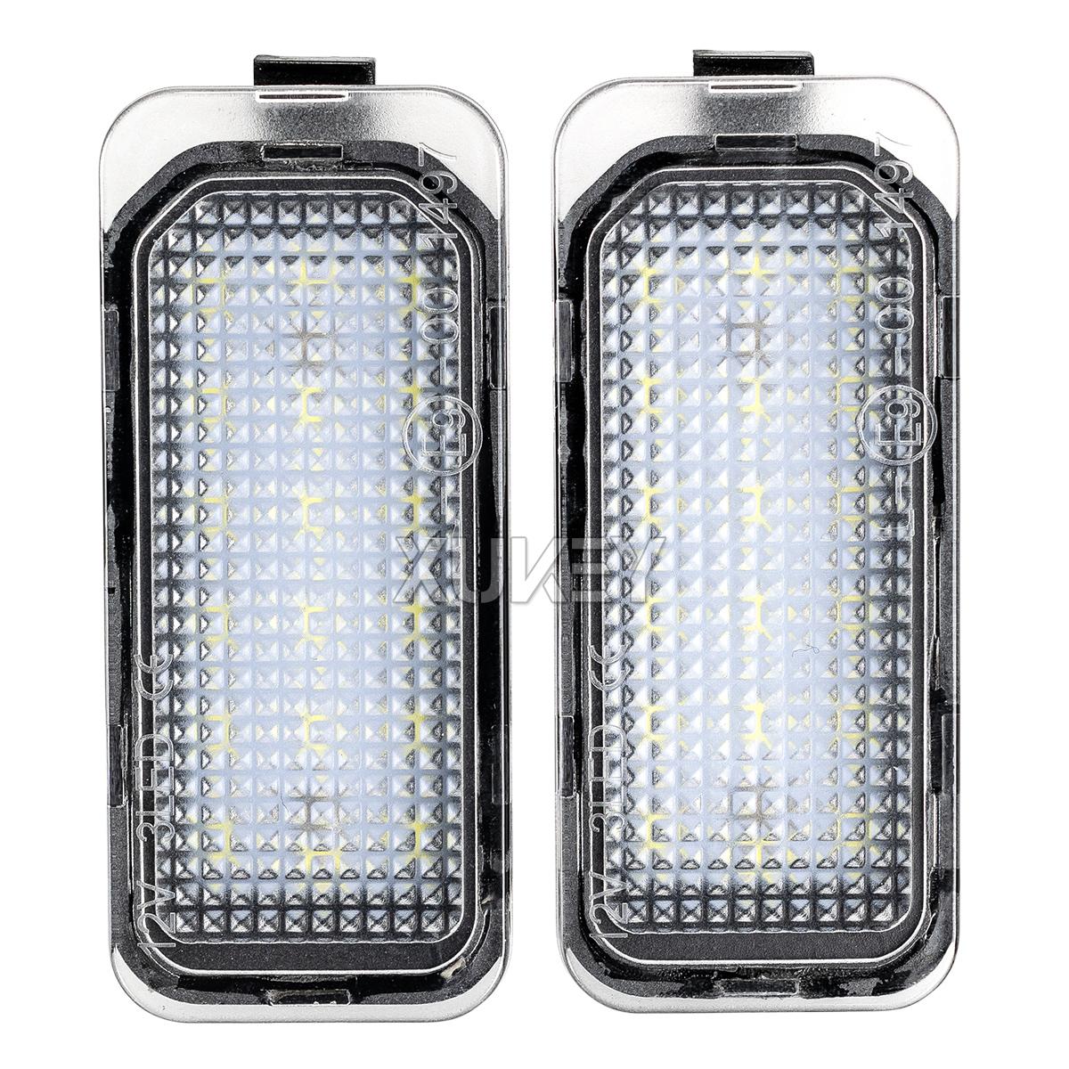 

Светодиодное освещение заднего номера автомобиля, освещение номерного знака в сборе для Ford Fiesta Focus C Max Mondeo Galaxy S-Max Kuga J-aguar XJ XF белый