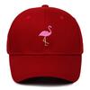 Unisex Flamingo Embroidered Summer Sun Protection Baseball Cap