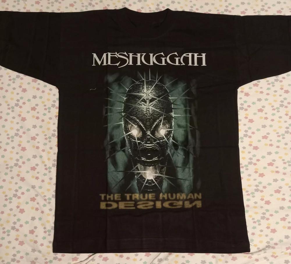 Hot Meshuggah Band Black Heavy Cotton  TShirt Unisex Unisex T-Shirt L