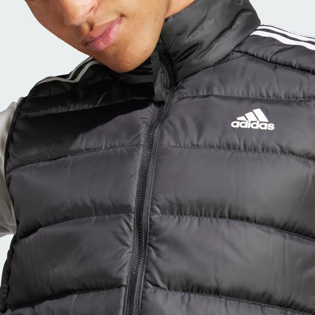 Adidas Essentials 3-Stripes Lett Dunvest Menn Vest Svart HZ5728