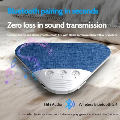 Bedroom Pillow Speaker For Sleeping Multi-functional Bluetooth Audio System With White Noise Immersive Sleep Experience Device