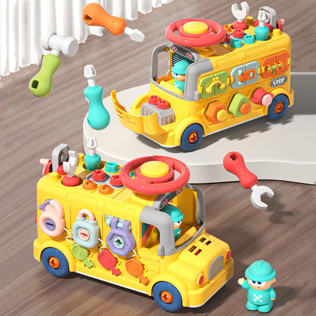 Non-Toxic Busy Cube For Toddler Travel Toddler Busy Cube Fine Motor Skill Learning Activity Cube Toy For Home School Nursery Montessori