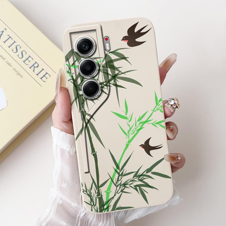 For Tecno Camon 40 Pro 4G Camon40 CM5 CM6 Elegant Butterfly Floral Phone Case For Camon 40 40Pro 4G Soft Silicone Cases Bumpers