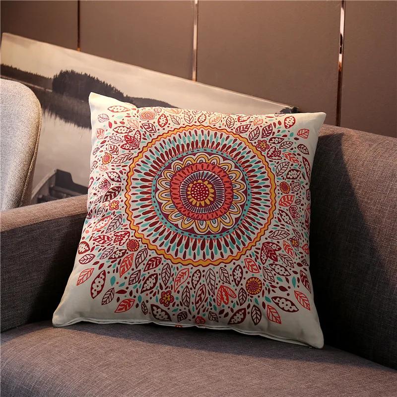 Vintage Turkey Style Painting Ethnic Bohemia Persian Pattern Pillowcase Cover Cushion Cover For Sofa Bedroom Pillow Cases Decor