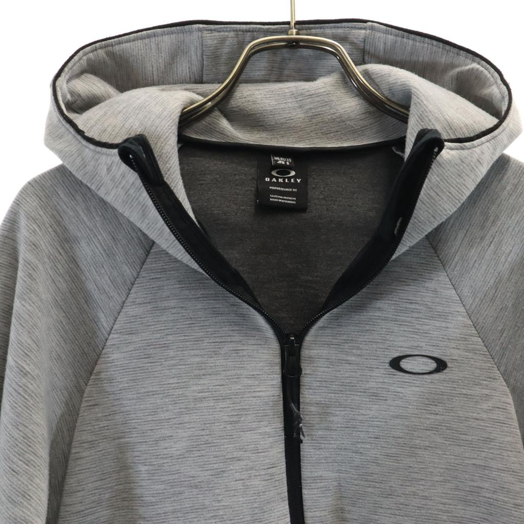 Oakley Long Sleeve Zip Hoodie S Gray Men's Used
