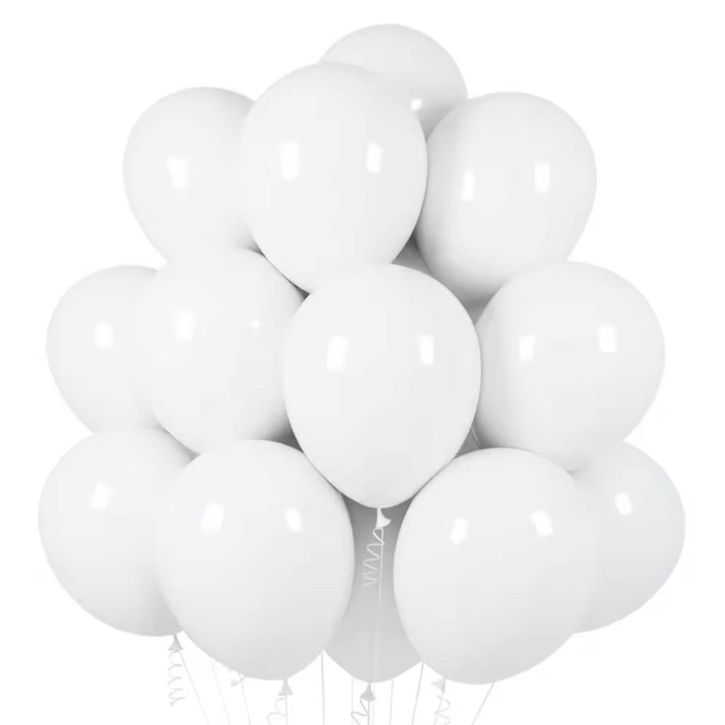 5-100pcs/Pack 12inch White Latex Balloon for Wedding Birthday Party Baby Shower Engagement Anniversary Decoration Supplies Favor