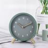 Jiangxi Exclusive Nordic Desktop Silent Clock Simple Bedroom Alarm Clock Living Room Fashionable Creative Light Luxury Seat Clock