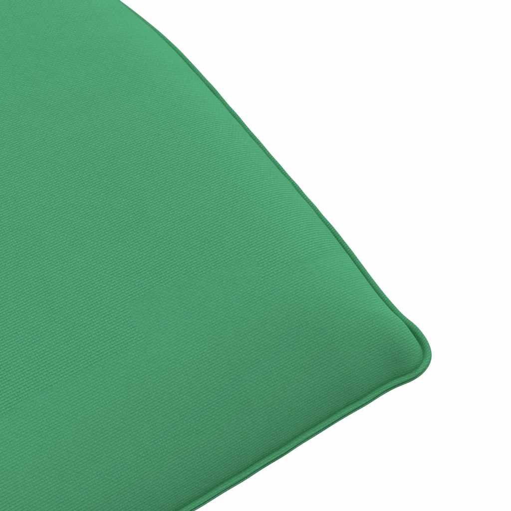 Foldable Sun Lounger Green 175x54x8.5 Cm Oxford Fabric