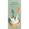 Electric Bottle Brush, Silicone Pacifier Brush 360 Degree Rotation Baby Pacifier Brush Cleaning Brush Set