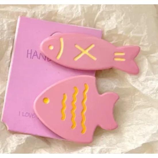 2pc Cute Colorful Good Fish Hair Claw Side Clips for Women Girls Kids Child Hairpin Gift Hair Accessories Headwear Ornament