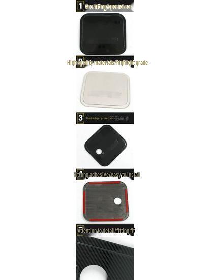 Stainless Steel Anti-Scratch Decorative Fuel Tank Cap Sticker for Hongguang