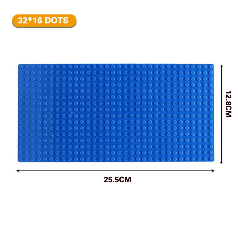 32x32 32x16 Dots Classic Base Plates MOC DIY Plastic Bricks Baseplates City Dimensions Building Blocks Figures Construction Toys