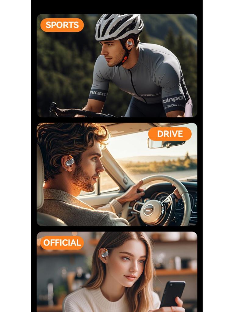 M113 Rotatable Sports Bluetooth Over-Ear Headphones with AI Smart Translation