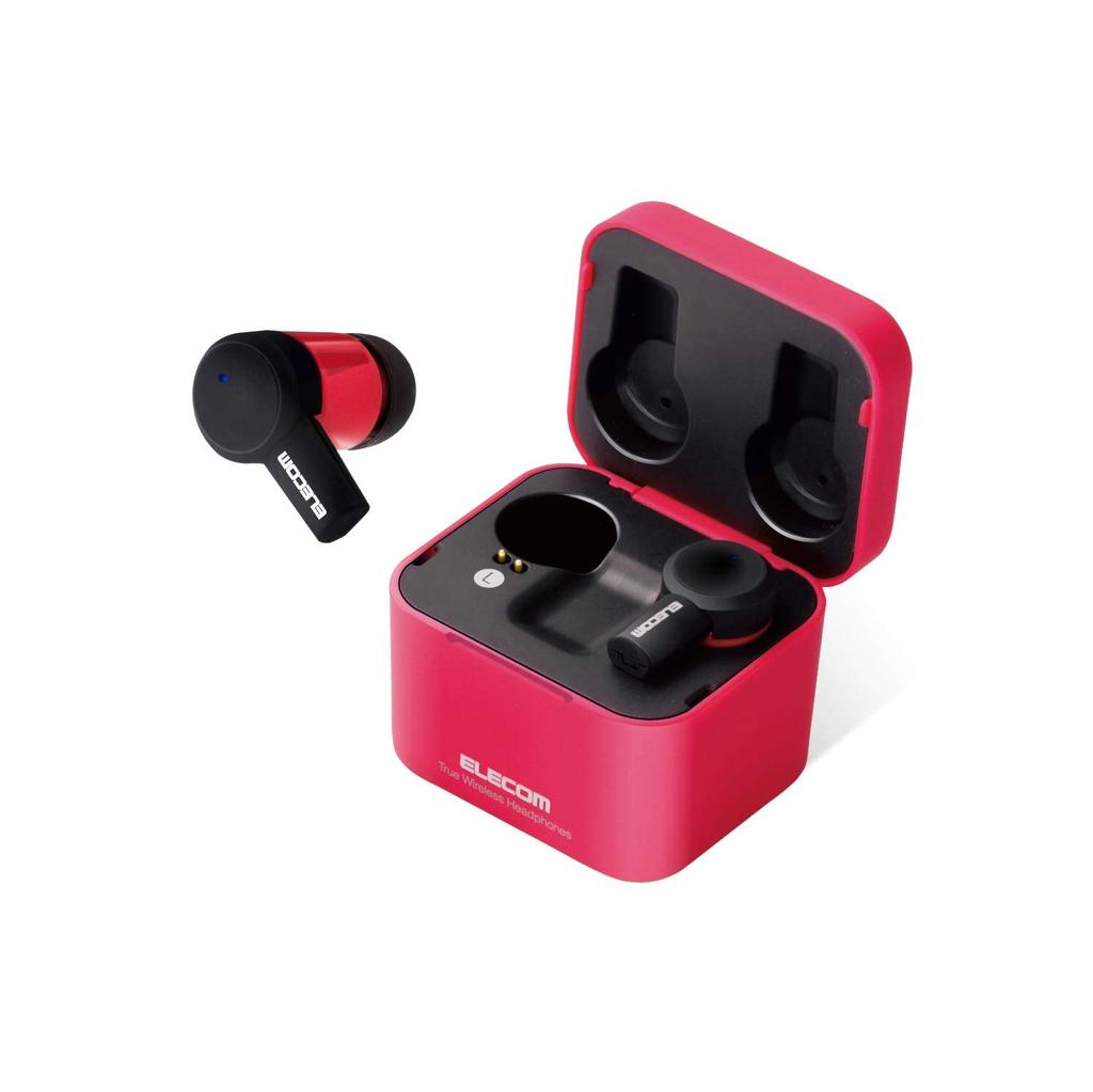 Elecom Bluetooth-Kopfhörer Vollständig kabellos Stunden Wiedergabe Kompatibel mit Sprachassistenten wie Siri und Google FAST MUSIC Lebhaftes Pink [6