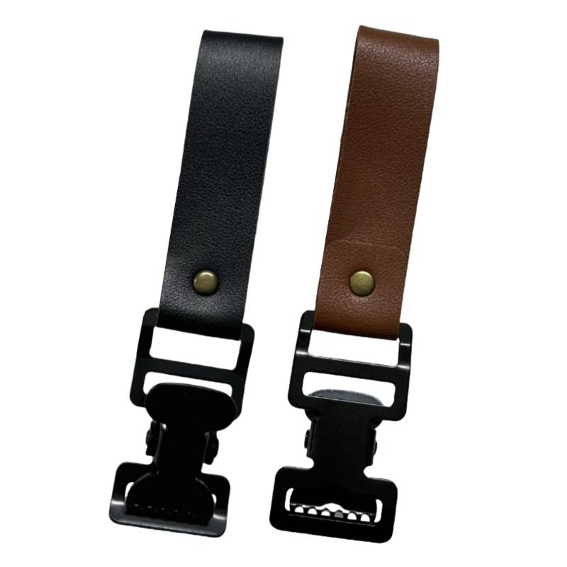 Durability Leather Gloves Clip Work Gloves Holders Portables Gloves Belt Clip for Belt and Turnouts Gears