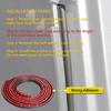 Car Door Roof Seal Strips Leak Seal Kit Water Rain Gutter Extension for Jeep Wrangler JK 2007-2018 Car Protection Accessories