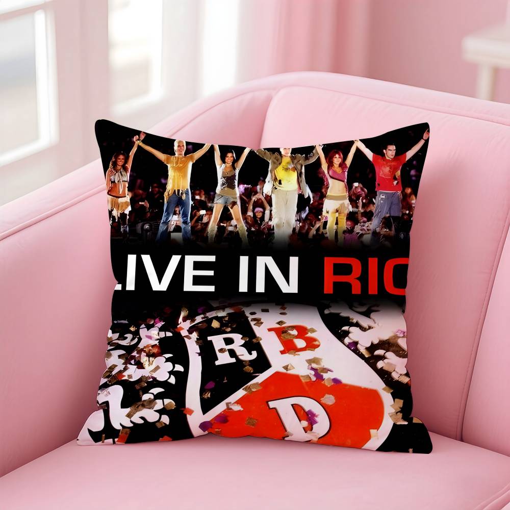 RBD R-rebelde album Pillow Case pattern printing pillowcase living room sofa cushion cover bedroom room decor 16x16Inch