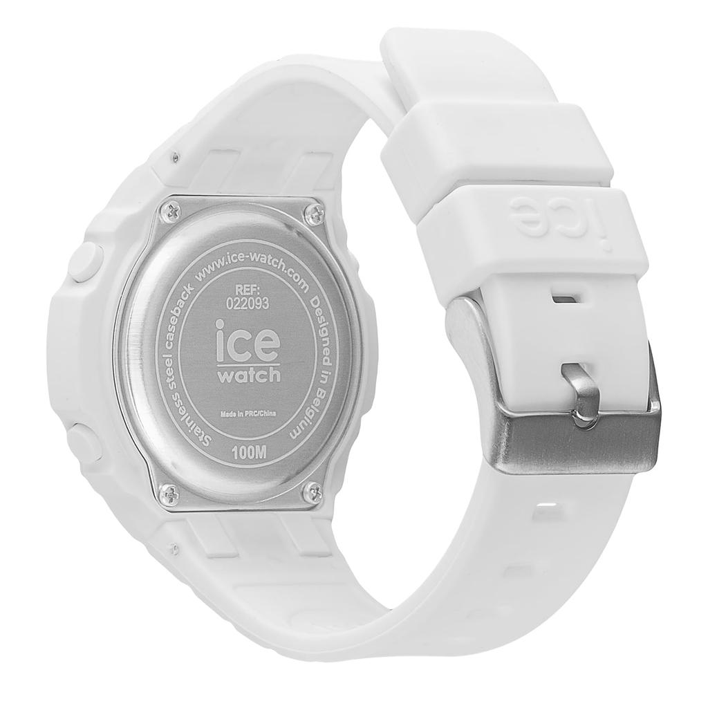 Authorized Distributor Ice Watch Digital Watch 022093 ICE Digit Ultra White Small [Ice Watch] Men's
