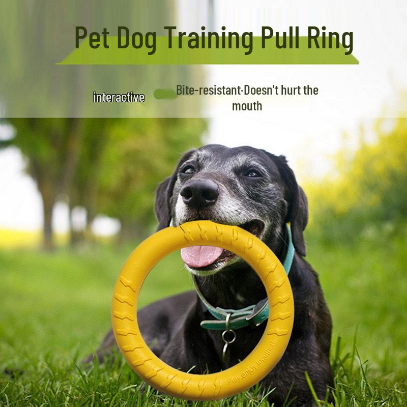 Professional Dog Training Pull Ring Toy - EVA Molar Ball