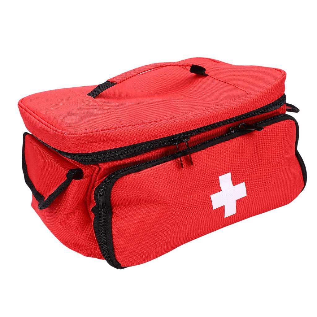 Medical Storage Bag Oxford Cloth Water Proof Portable Emergency Aid Pouch Medical Organizer Carrying Bag for Outdoor