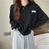 Hooded Casual Short Sweatshirt Women's Long Sleeve Top
