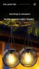 Solar Wrought Iron Tennis Lantern Mesh Pendant for Outdoor Garden Decoration