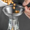 Ensemble d'entonnoirs de cuisine en acier inoxydable de qualité alimentaire entonnoir de transfert de poudre pour remplir les bouteilles outil de versement d'huile de cuisson pour épices sel herbes