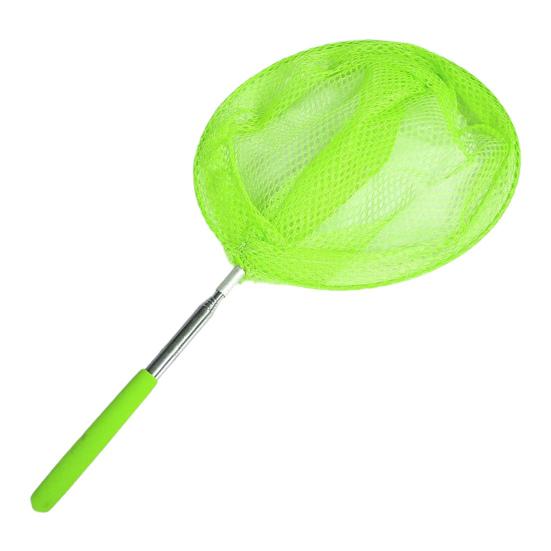 Yousheng Kids Telescopic Fishing Net 5-Section Retractable Stainless Steel Pole Outdoor Butterfly Catcher Net Anti-slip Handle Lightweight Landing
