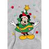 Mickey Mouse Childrens/Kids Christmas Tree Heather Hoodie