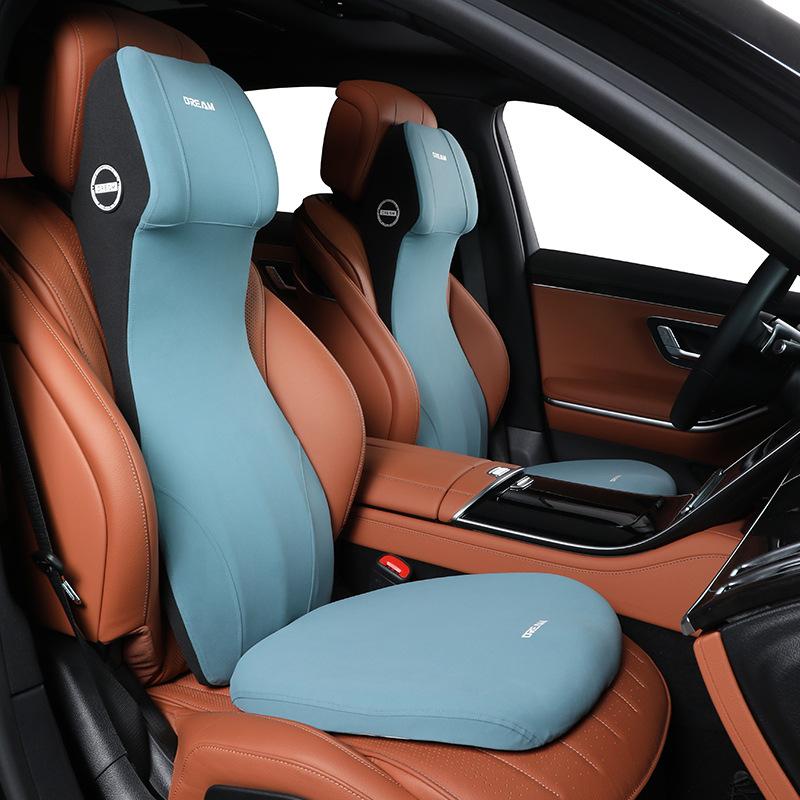 

Подголовник из кожи для автомобиля Поясничная поддержка Пена с эффектом памяти Подушка для шеи Подушка для спины Сиденье Поддержка талии Аксессуары для салона автомобиля A waist support