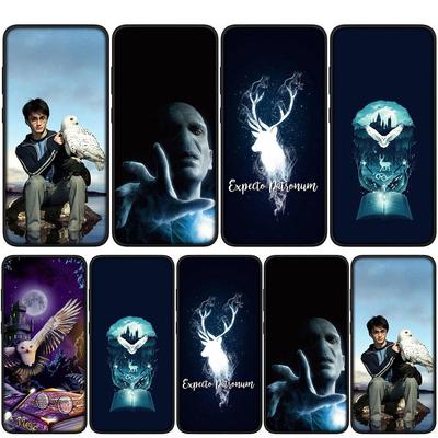 Für Samsung Galaxy S24 S23 iPhone 16 15 14 Xiaomi Redmi Note 13 12 11 10 Plus 9 Pro Max X XR Hülle Cartoon Ring Harries Potters Logo OPPO Huawei Cover