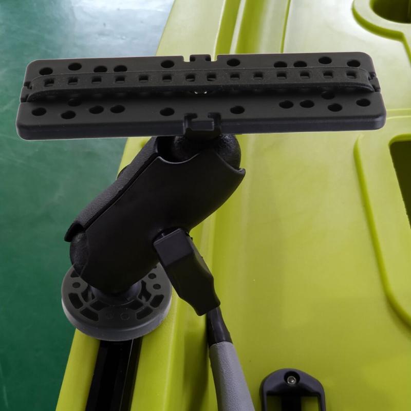 360° Swivel Universal Marine Kayak Electronic Fish Finder Mount Fishfinder GPS Plate Rotating Boat GPSMAP Supporter