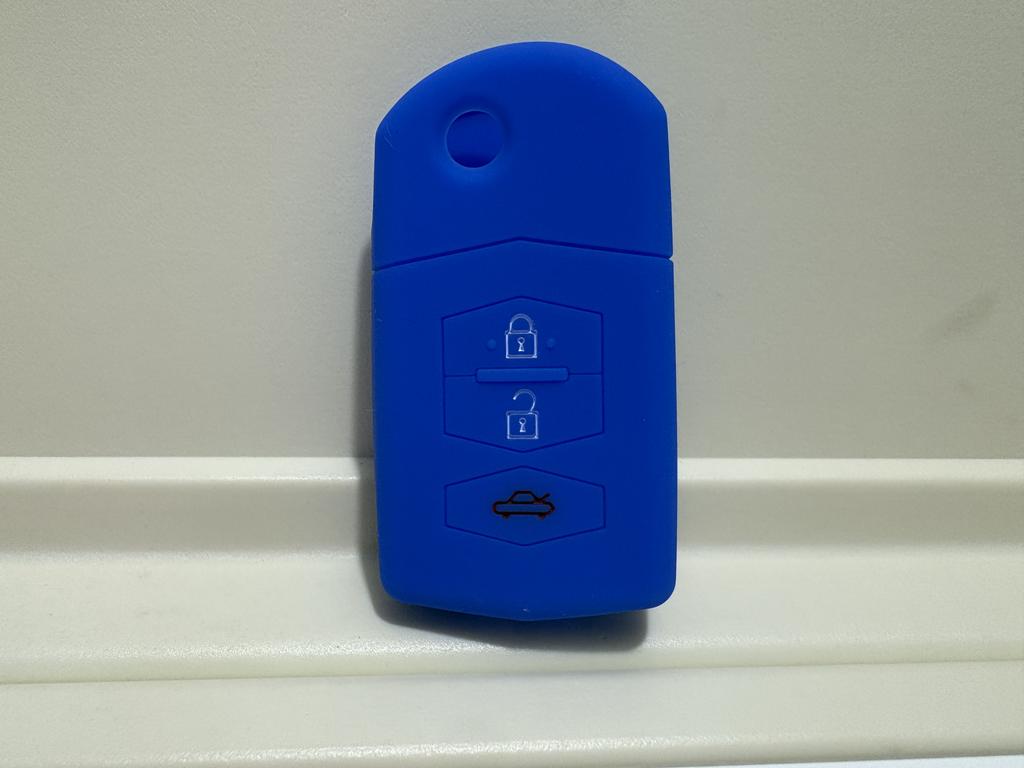 New 3 Buttons Remote Silicone Car Key Cover Case For Mazda 2 3 5 6 8 Atenza CX5 CX-7 CX-9 MX-5 RX Keyrings Fold Flid Shell Parts