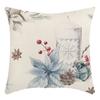 Christmas Throw Pillowcase Home Nordic Holiday Decoration Linen Super Soft Short Plush Sofa Pillowcase